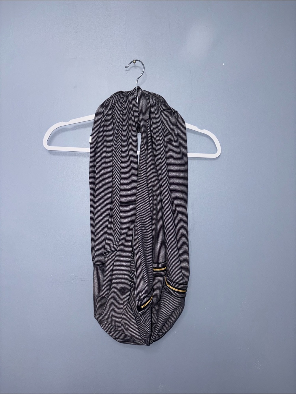 Lululemon | Black Printed Scarf | One Size